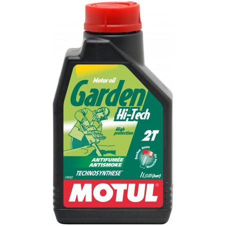 Aceite MOTUL Garden 2T HI-Tech Antihumos (1L)