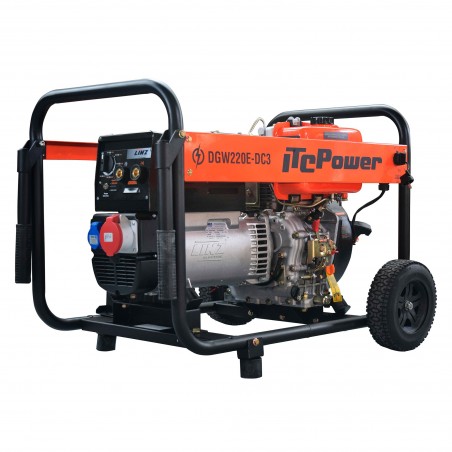 ≫ NUEVA! Motosoldadora Diésel Trifásica ITCPower DGW220E-DC3