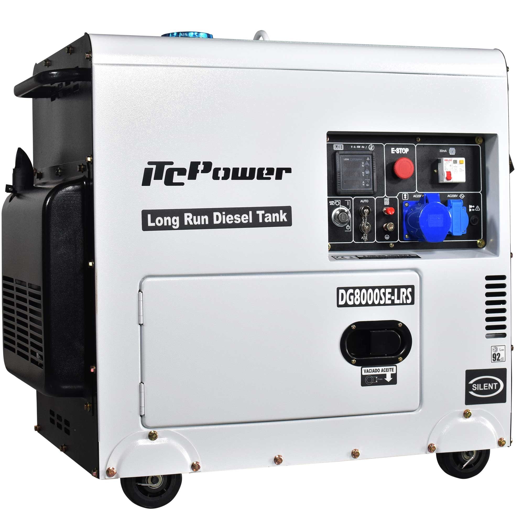 Generador Diesel para Apoyo Solar DG6500SE-LRS