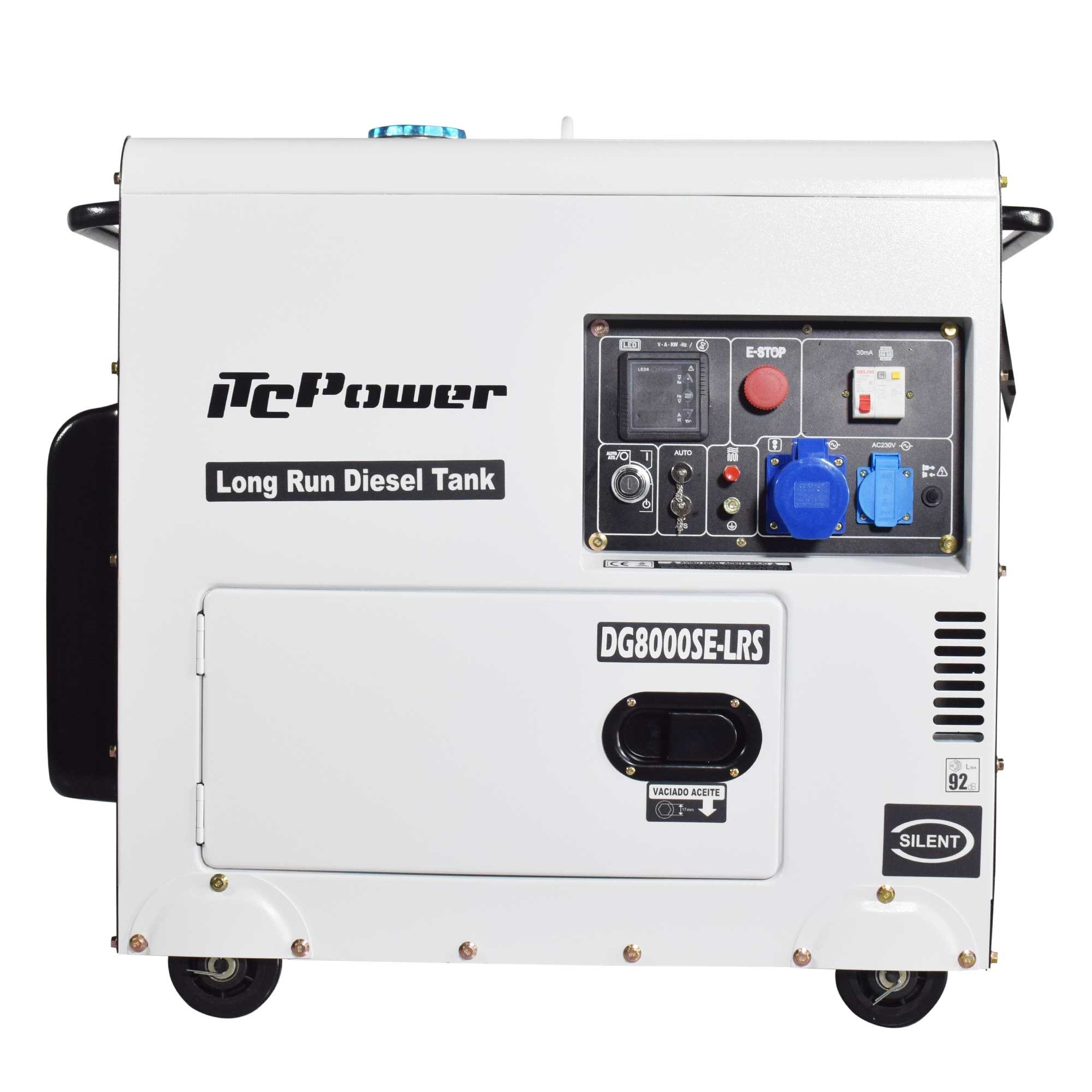 Generador Diesel para Apoyo Solar DG6500SE-LRS