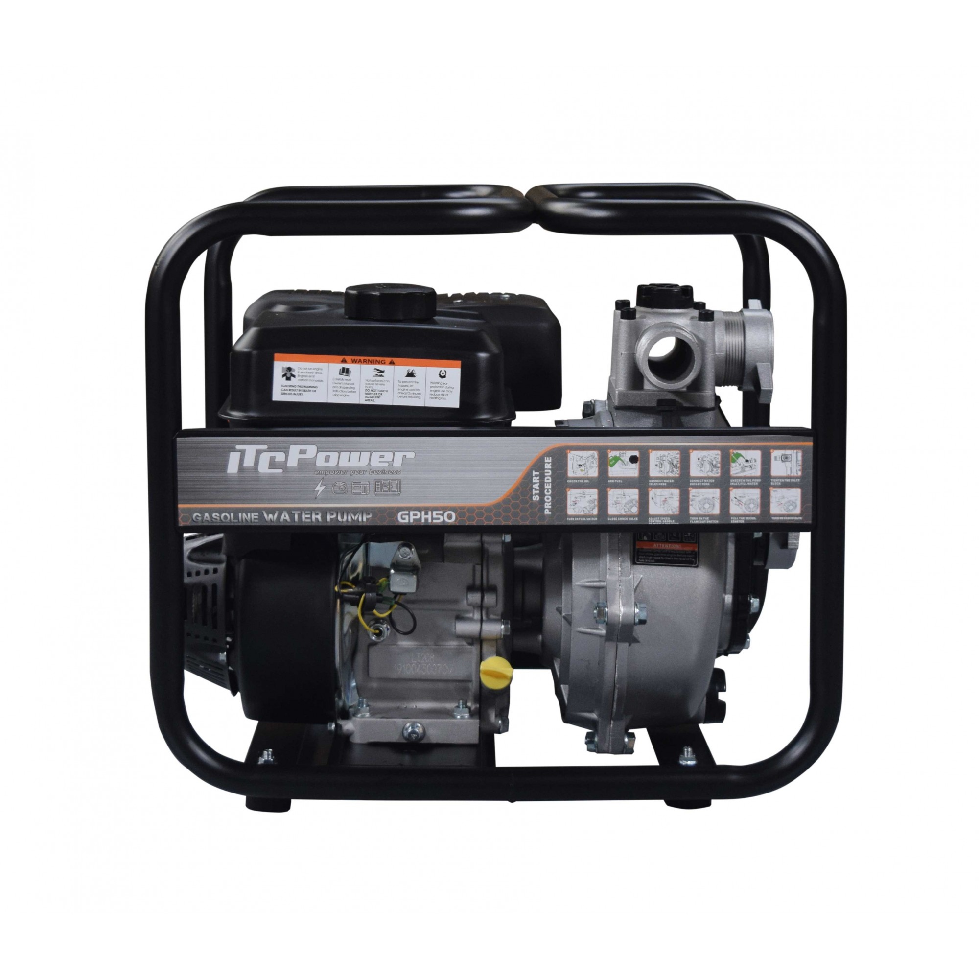 Bomba de gasolina de alta pressão 💧ITCPower GPH50 diâmetro 50mm