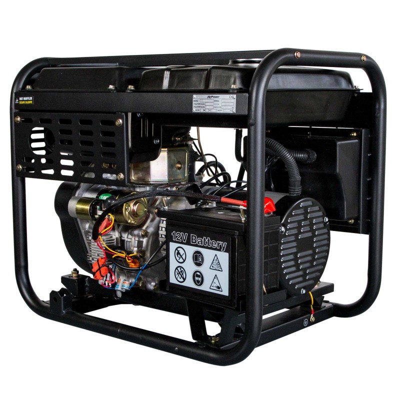 Gerador elétrico a diesel DG7800LET⚡ITCPower