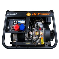Gerador elétrico a diesel DG7800LET⚡ITCPower