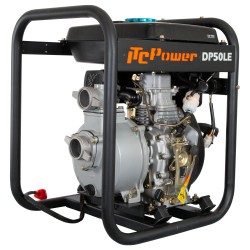 Retire a água da sua piscina. A motobomba a diesel para águas limpas ITCPower irá retirar a água a 30 m3/h, com a sua mangueira