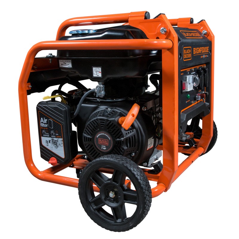 ▷ Conjuntos de geradores a gasolina de 3 KW BLACKandDECKER MELHORES OFERTAS⚡