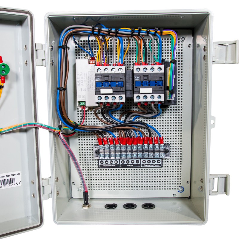 Disjuntor automático TRIFÁSICO para queda de tensão na rede eléctrica.