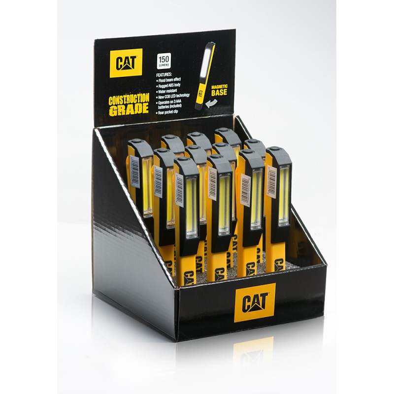 linterna de trabajo pequeña caterpillar - expositor 12 unidades