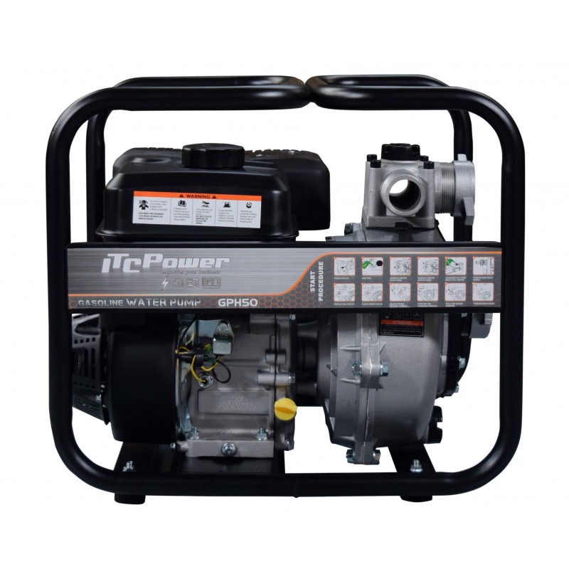 Bomba de gasolina de alta pressão 💧ITCPower GPH50 diâmetro 50mm