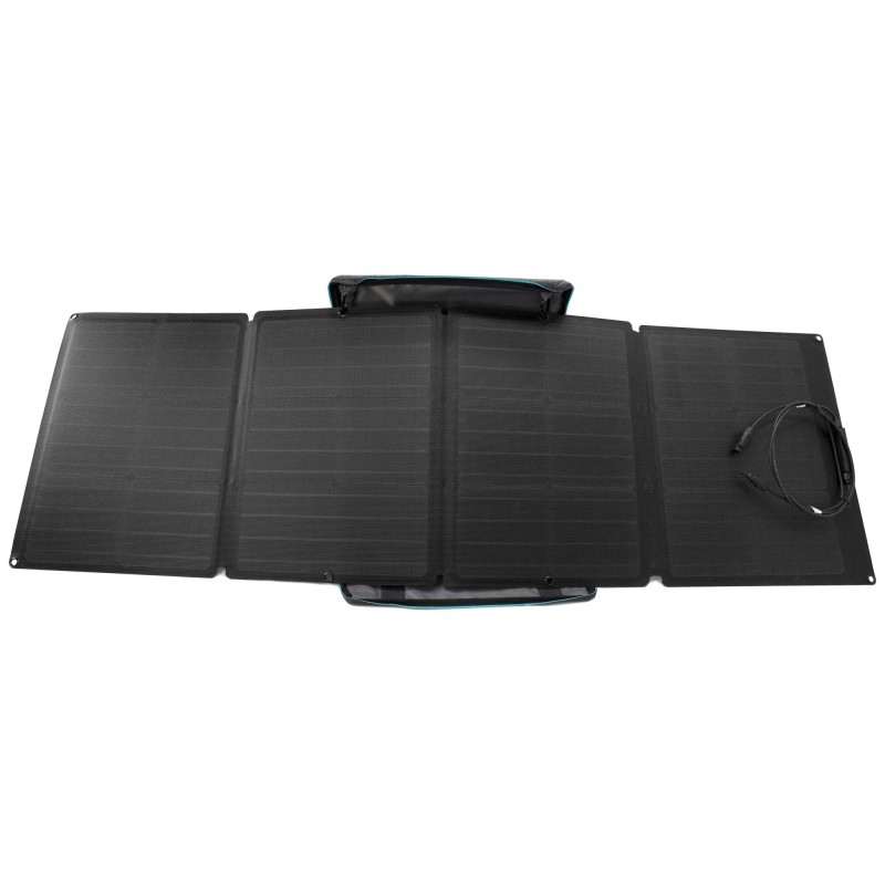 Painel solar para gerador solar ECOFLOW, estação de carregamento ☆ energia portátil limpa e verde, painel solar 160w, painel tra