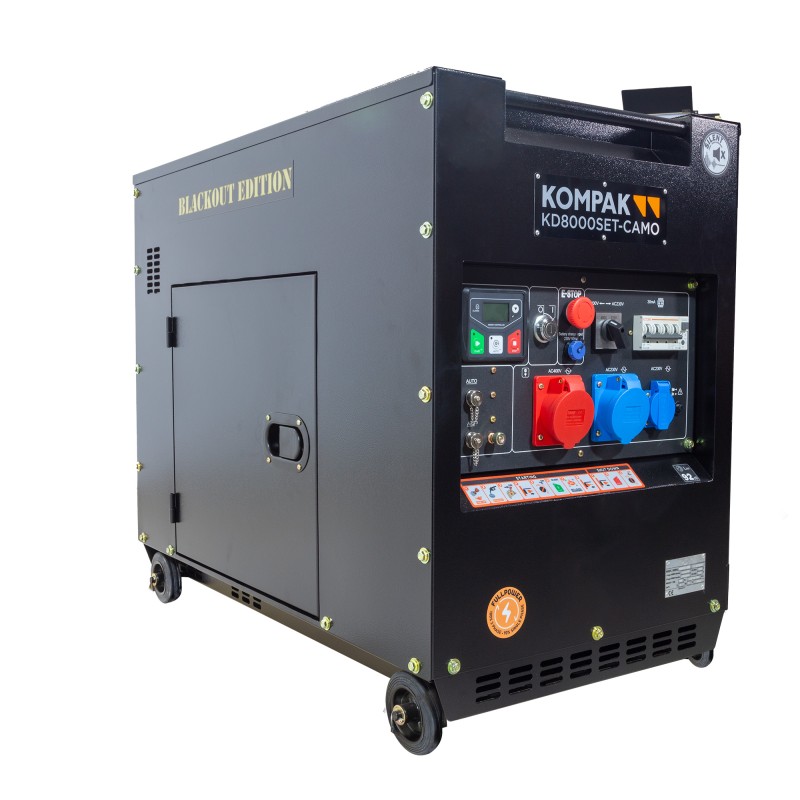Generador Full Power Diésel Insonorizado 7,9kVA(400V)/5,7KW(230V)