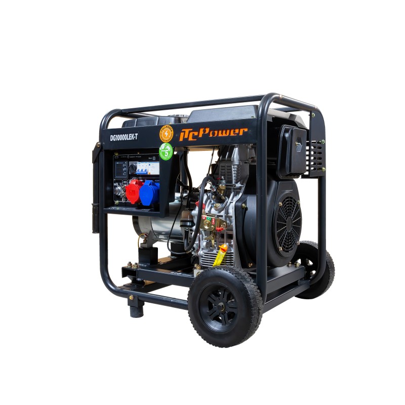 🤩DG10000LEK-T Generador diésel abierto Full Power 10,6 KVA/ 7,6 KW
