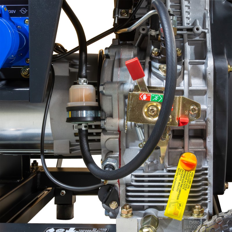🤩DG10000LEK-T Generador diésel abierto Full Power 10,6 KVA/ 7,6 KW