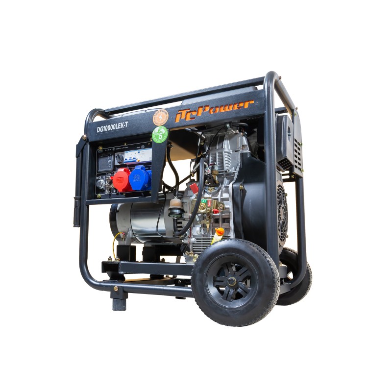 🤩DG10000LEK-T Generador diésel abierto Full Power 10,6 KVA/ 7,6 KW