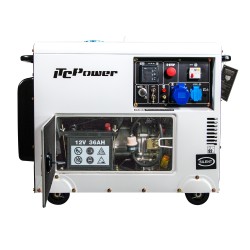 OFERTA 💥Oferta ⚡ITCPower Gerador a diesel à prova de som DG6000SE
