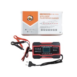 Carregador de manutenção inteligente com pinças de bateria do gerador