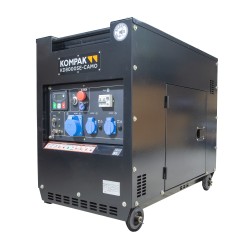 Generador Diésel Monofásico Insonorizado 6,3KW (230V) KD8000SE-CAMO KOMPAK