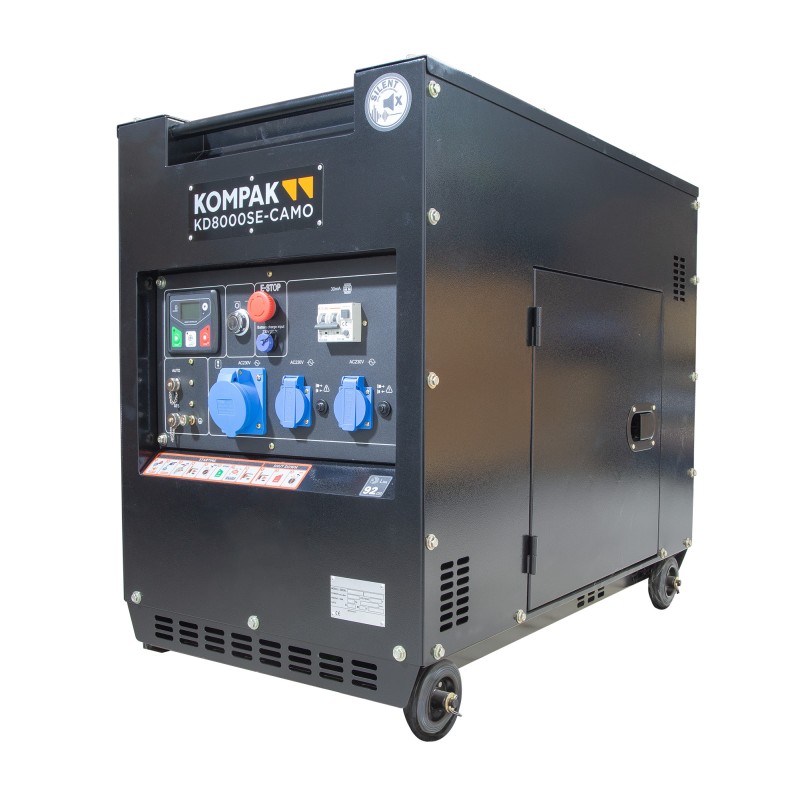 KD8000SE-CAMO Generador Diésel Insonorizado 230V - 28L