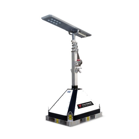 TORRE PANEL SOLAR STREET-SOLAR 60W 6000Lm