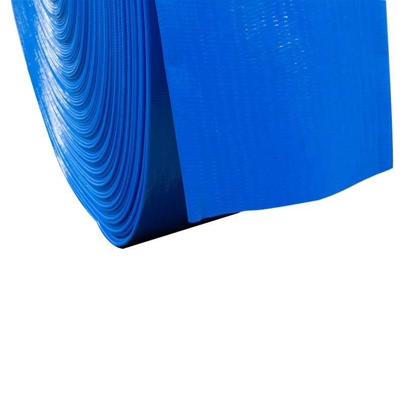 Mangueira de impulsão plana 75mm 50M Alta resistência. Para a condução e transferência de líquidos.