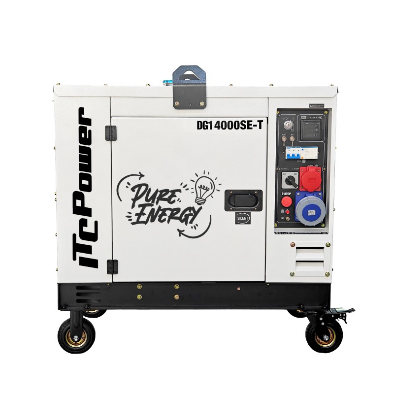 DG14000SE-T Generador diésel insonorizado full power 10 kW / 13,8 kVA ITCPower