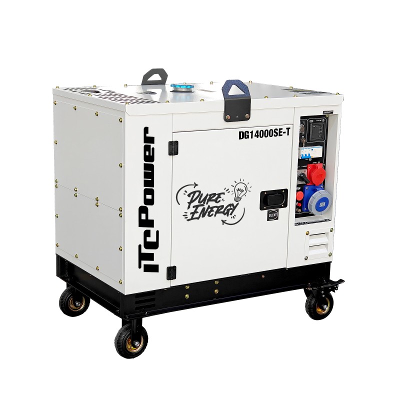 DG14000SE-T Generador diésel insonorizado monofásico y trifásico