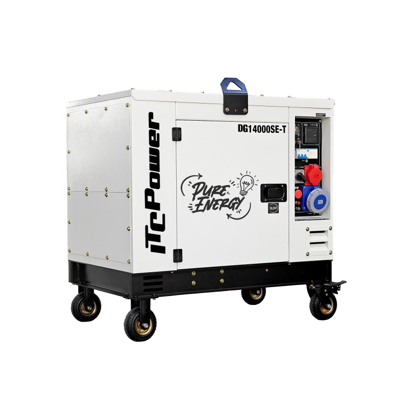 DG14000SE-T Generador diésel insonorizado full power 10 kW / 13,8 kVA ITCPower