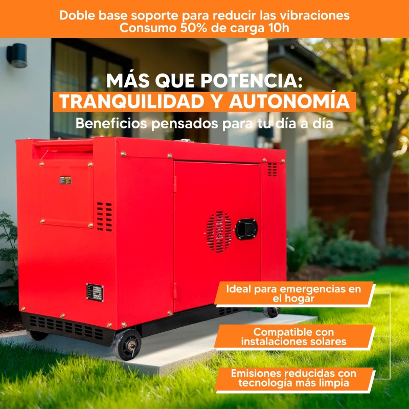 Rebajas! Generador 8000D-T Diésel  ⚡FULL POWER ⚡ITCPower