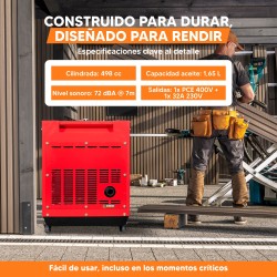 Rebajas! Generador 8000D-T Diésel  ⚡FULL POWER ⚡ITCPower