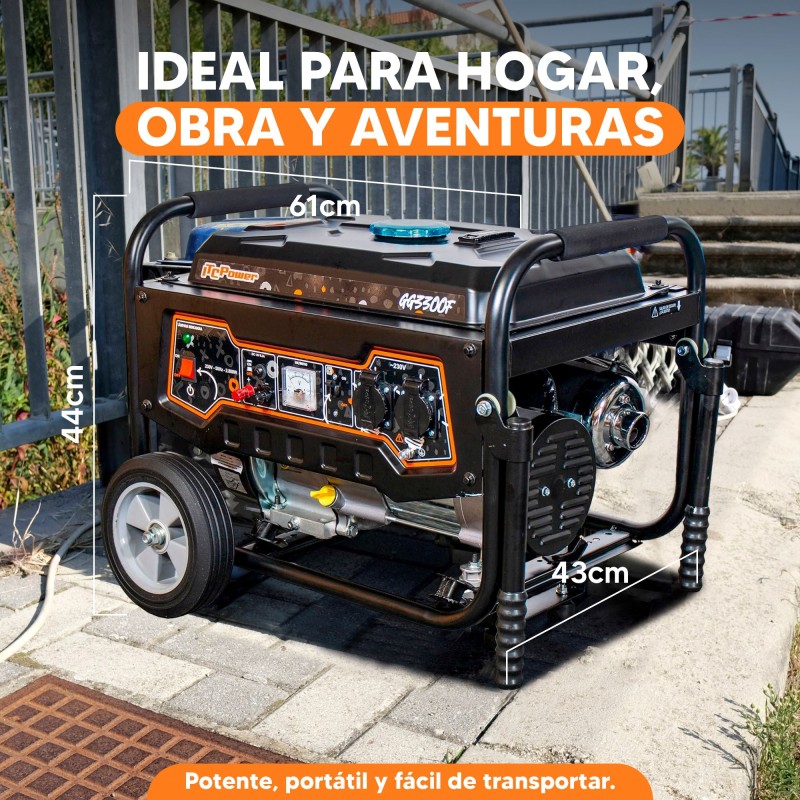 Mais vendido⚡GG3300F Gerador Elétrico a Gasolina 2.8kW de potência