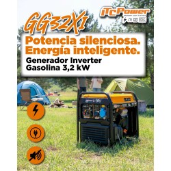 Novo! Gerador Inversor a Gasolina GG32Xi 3,2kW ⚡ITITCPower