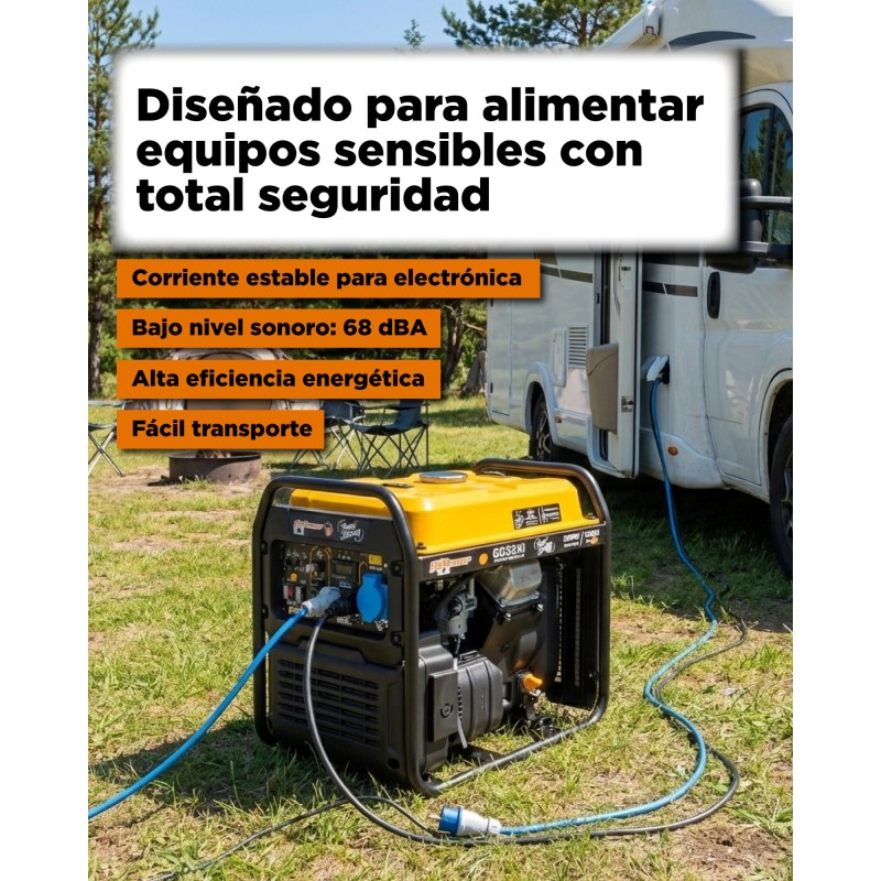 Novo! Gerador Inversor a Gasolina GG32Xi 3,2kW ⚡ITITCPower