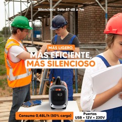 OFERTA Preto+Decker 900W【Gerador Inversor a Gasolina COMPRAR SEGURO】.