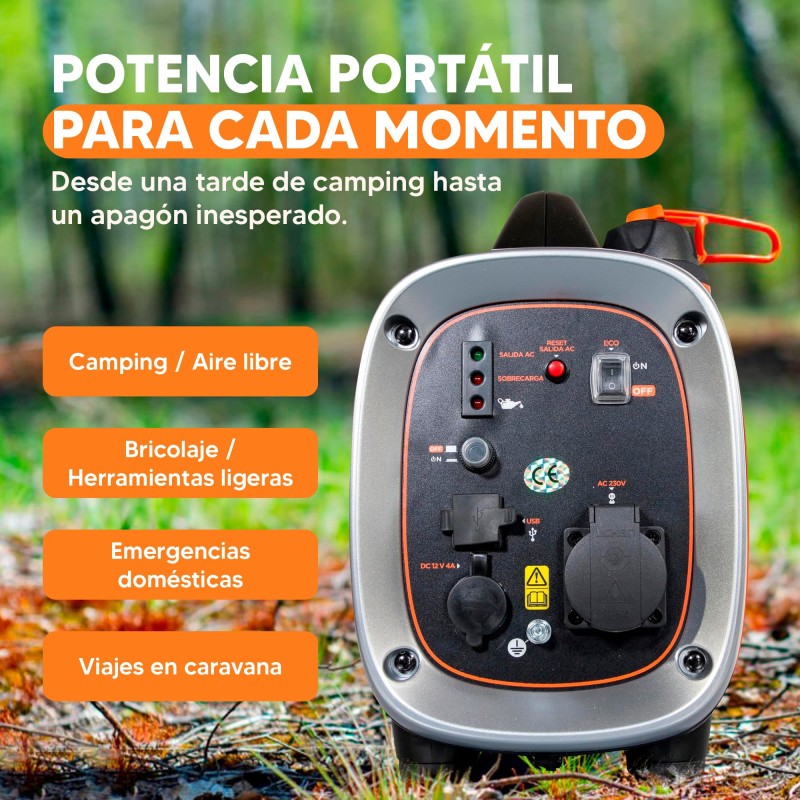 OFERTA Preto+Decker 900W【Gerador Inversor a Gasolina COMPRAR SEGURO】.