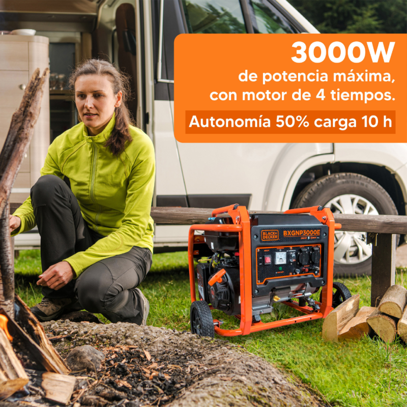 ▷ Conjuntos de geradores a gasolina de 3 KW BLACKandDECKER MELHORES OFERTAS⚡