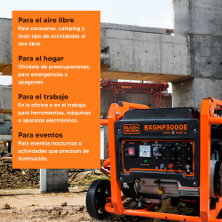 ▷ Conjuntos de geradores a gasolina de 3 KW BLACKandDECKER MELHORES OFERTAS⚡