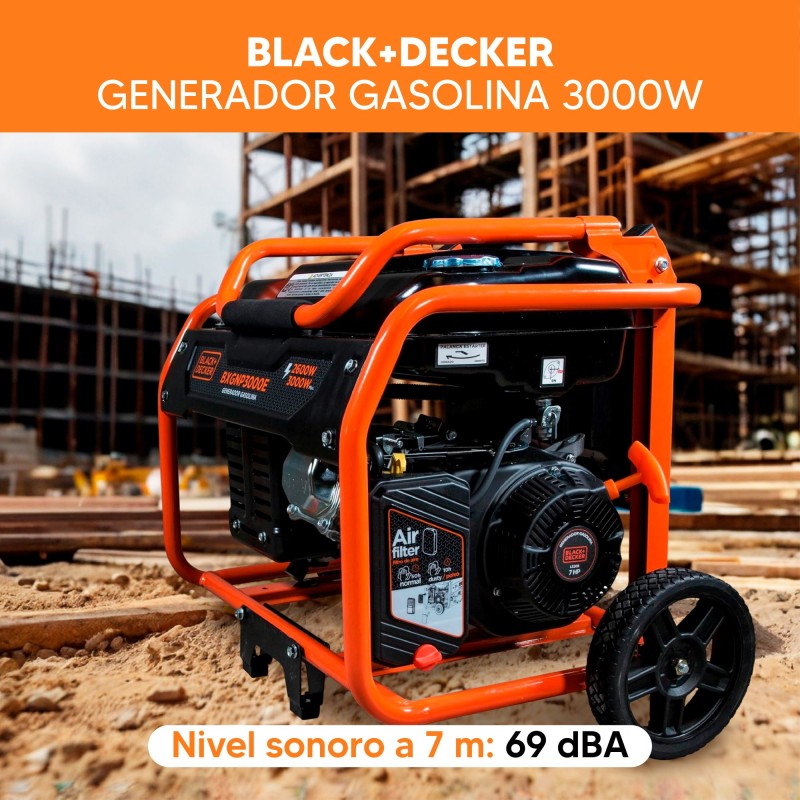▷ Conjuntos de geradores a gasolina de 3 KW BLACKandDECKER MELHORES OFERTAS⚡