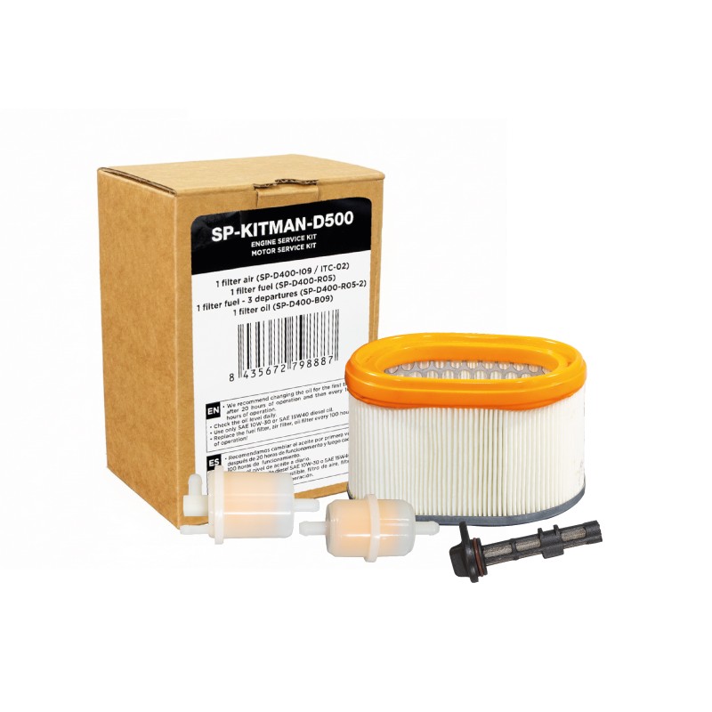 SP-KITMAN-D400-C Kit Mantenimiento Filtros Generador Diésel D500