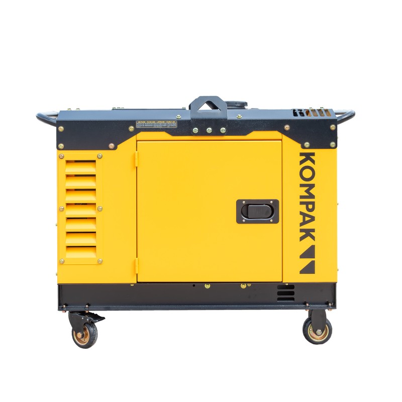 Gerador elétrico a diesel de 5,7 kW / 7,9 kVA Full Power da KOMPAK