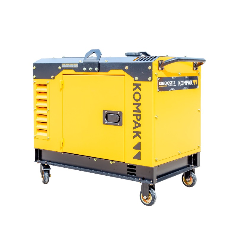Gerador elétrico a diesel de 5,7 kW / 7,9 kVA Full Power da KOMPAK