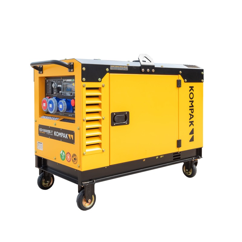 KD10000SE-T Generador diésel insonorizado KOMPAK trifásico