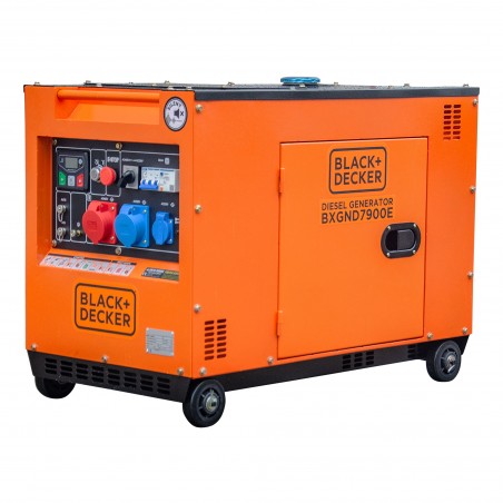 BXGND7900E Generador Diésel Trifásico y Monofásico DUAL POWER Black+Decker