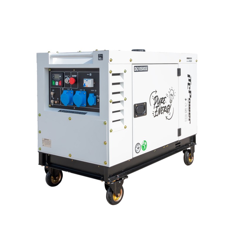DG10500SE Generador diésel insonorizado 8,5KW ITCPower
