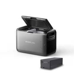 Nevera/congelador portátil EcoFlow GLACIER Classic 45L + Batería enchufable para GLACIER de EcoFlow