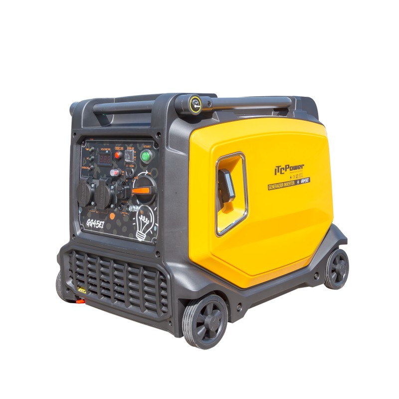 Gerador Inverter GG45Ei de 4000 W, silencioso e leve, da ITCPower