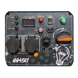 Gerador Inverter GG45Ei de 4000 W, silencioso e leve, da ITCPower