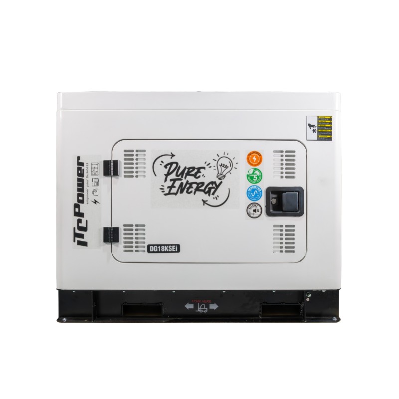 ⚡Gerador a gasóleo com inversor DG18KSEi de 15,5 kW, insonorizado | 230 V e 400 V