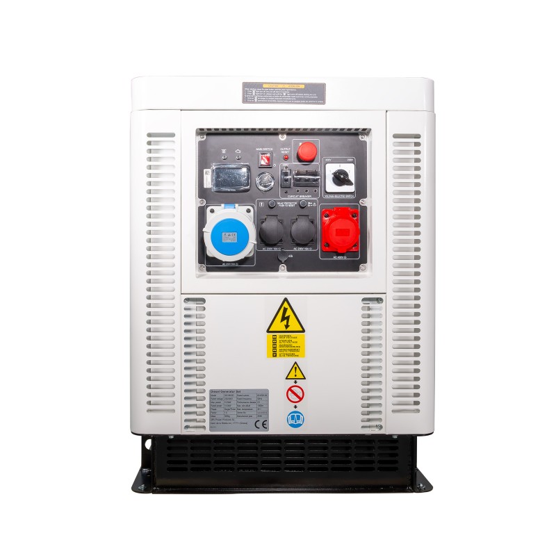 ⚡Gerador a gasóleo com inversor DG18KSEi de 15,5 kW, insonorizado | 230 V e 400 V