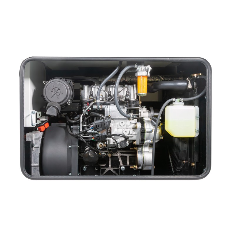 ⚡Gerador a gasóleo com inversor DG18KSEi de 15,5 kW, insonorizado | 230 V e 400 V