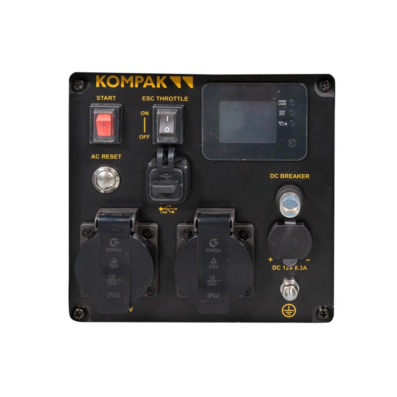 Generador Inverter KGG35Ei 3,4 kW con Arranque Eléctrico y tamaño reducido