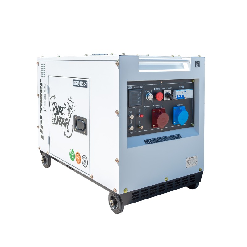 ⚡Generador eléctrico diésel 5,7kW / 7,9kVA (230/400V) de ITCPower